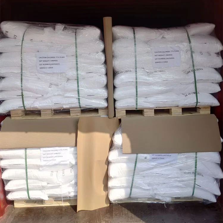 Scaglie di cloruro di calcio ad elevata purezza